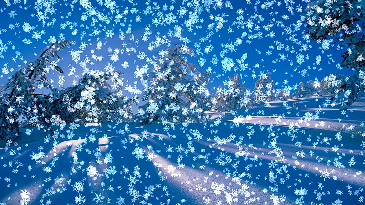 desktop wallpaper 3d animation. Snowy Desktop 3D animated